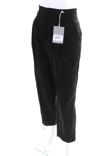 Everlane Womens The Tencel™ Way High® Taper Pant  Black Size 14