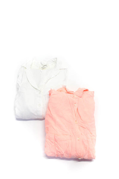 Cloth & Stone Sam & Lavi Women's Button Down Blouse White Size XS S, Lot 2