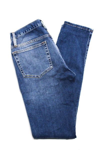 Frame Mens Buckeye Skinny Leg Jeans Blue Cotton Size 28