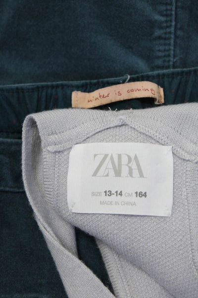 Zara Girls Zara Girls Maxi Skirt Skirtalls Blue Purple Size 11/12 13-14 Lot 2