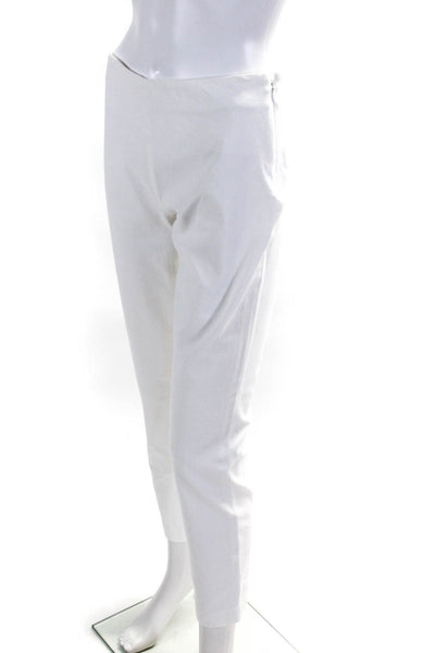 Elie Tahari Women's Zip Closure Straight Leg Dress Pant White Size 6