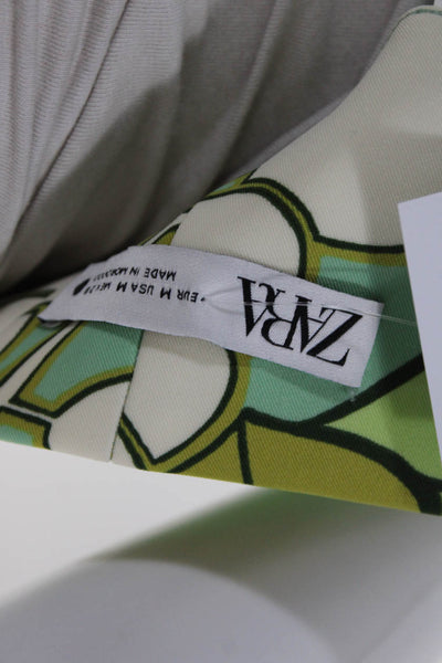 Zara Women's Zip Closure A-Line Mini Skirt Multicolor Size M