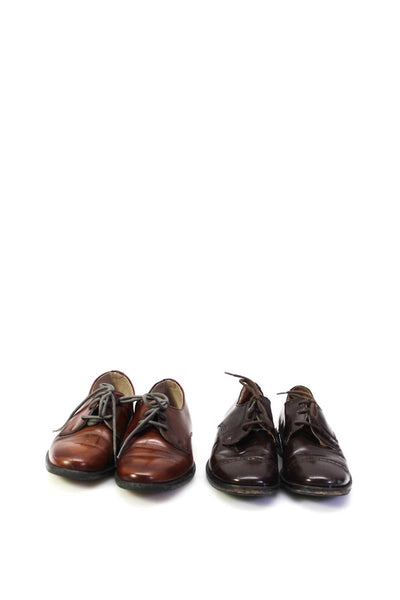 Michael Pasinkoff Hoo Studio Childrens Boys Oxford Dress Shoes Size 28 29 Lot 2