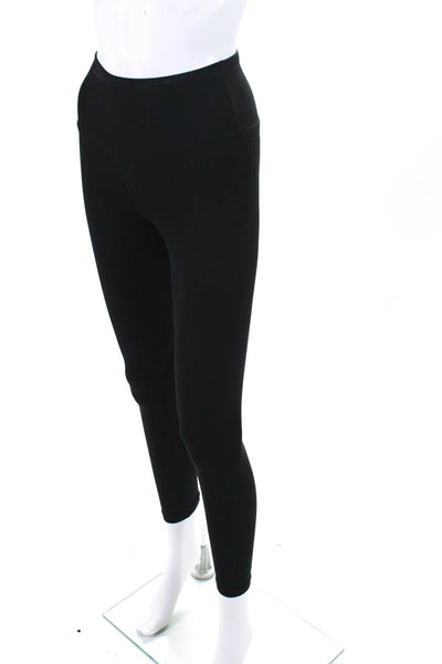 Splits59 Womens Solid Black Pull On Pants Leggings Size XS