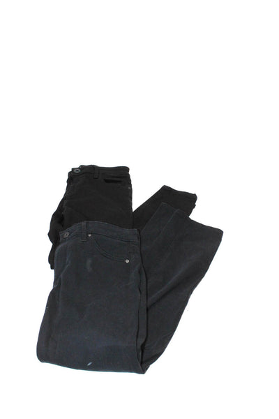 DL1961 AG Womens Prima Florence Cropped Jeans Black Denim Size 25 Lot 2