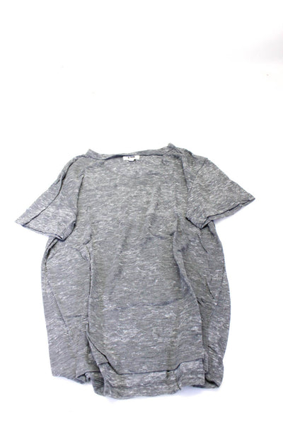 Monrow Sundry LNA Womens V-Neck Short Sleeve Pullover Tops Gray Size M L 0 Lot 3