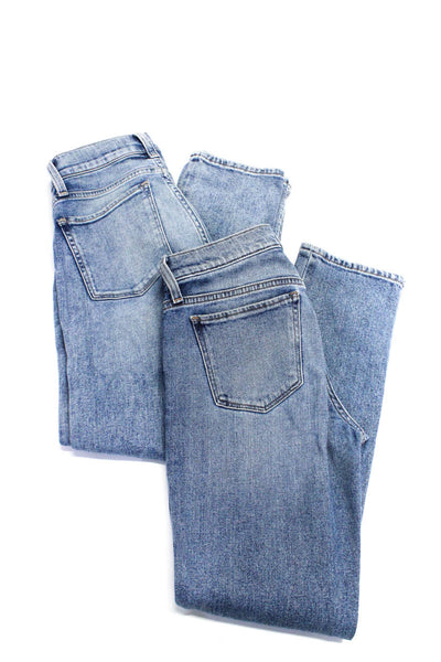 Joes Women's The Bobby Mid Rise Boyfriend Jeans Light Blue Size 23 Lot 2