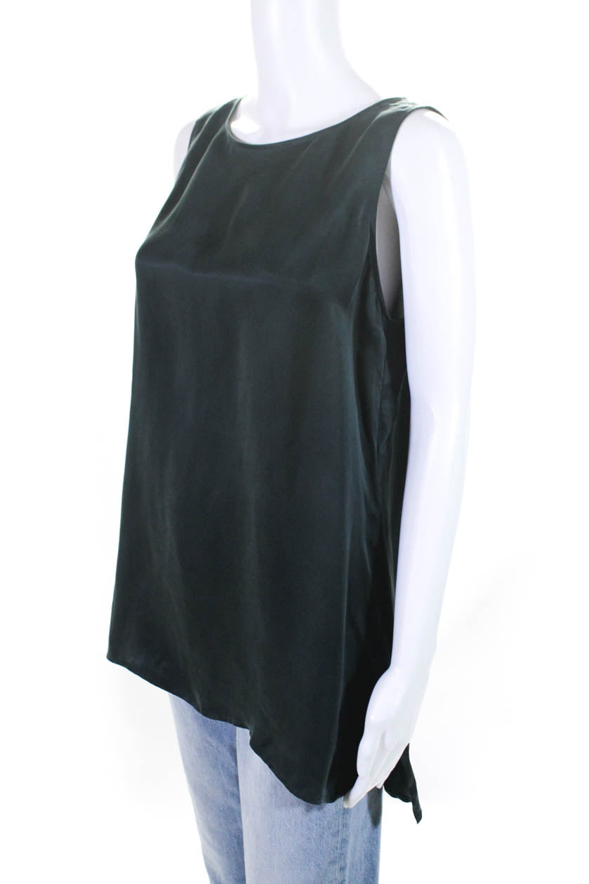 Eileen Fisher Womens Sleeveless Round Neck Pullover Tank Top