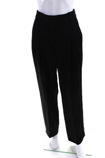 Ecru Womens High Rise Lace Trim Flare Leg Dress Pants Black Cotton Siz -  Shop Linda's Stuff