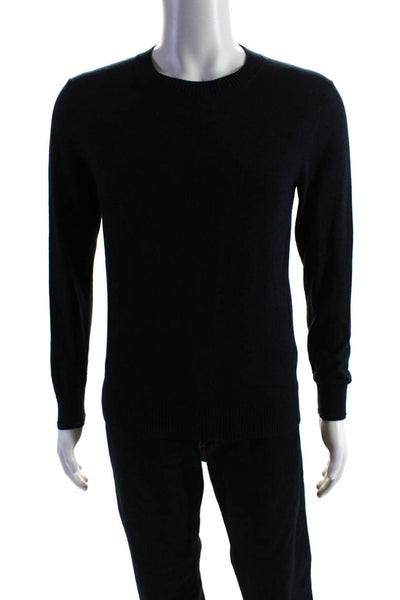Everlane Mens Long Sleeves Sweater Navy Blue Organic Cotton Size Small