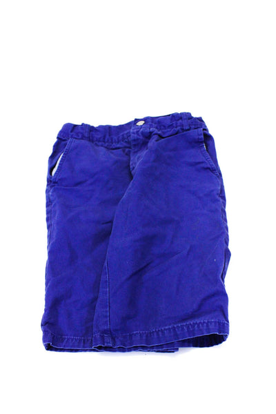 Jacadi Childrens Boys Casual Shorts Blue Cotton Size 8