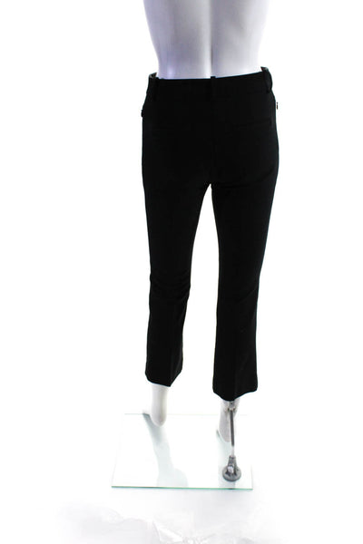 Derek Lam 10 Crosby Women's Straight Leg Pleated Dress Pants Black Size 0