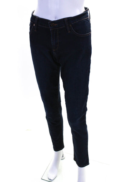 James Jeans Womens Five Pocket Button Closure Low-Rise Skinny Jeans Blue Size 31
