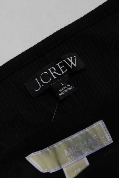 J Crew Michael Michael Kors Women's Dress Pants Henley Tee Black Size 14 L Lot 2