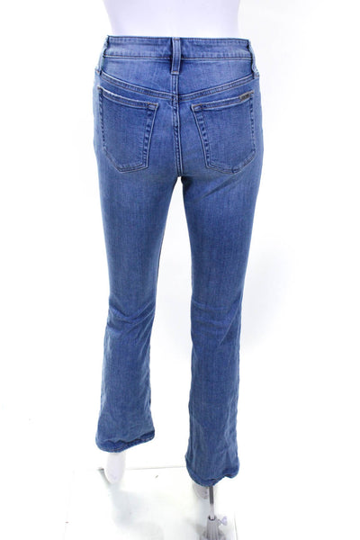 Joe's Women's High Rise Medium Wash Straight Leg Jeans Blue Size 25