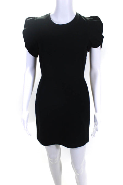 ALC Women's Puff Sleeve A Line Mini Dress Black Size 0