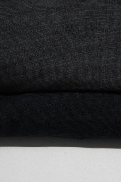 Vince Mens Short Sleeve Polo Shirt Navy Blue Gray Cotton Size XXL Lot 2