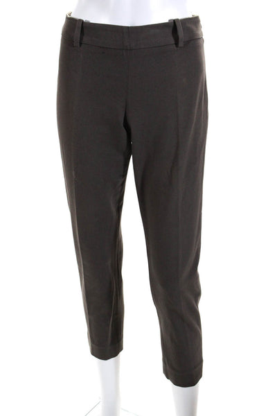 Cynthia Rowley Women's Mid Rise Pleated Dress Pants Gray Size 4