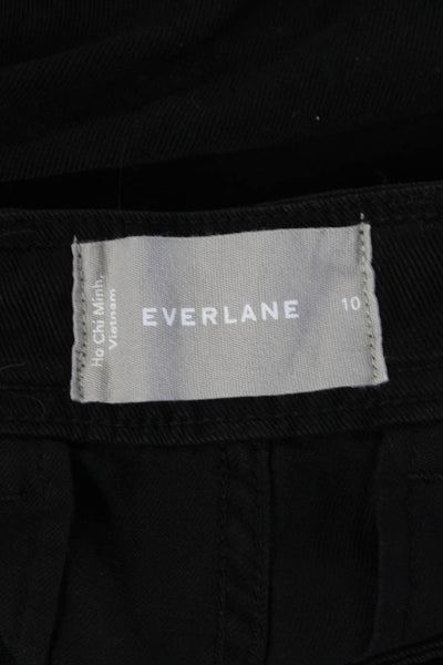 Everlane Womens Black The Relaxed Chino  Size 10