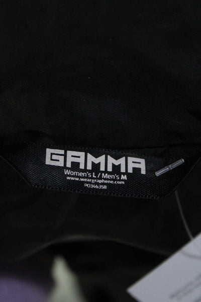 GAMMA Graphene Mens Zipped Long Sleeve Hooded Puffer Windbreaker Coat Black Size