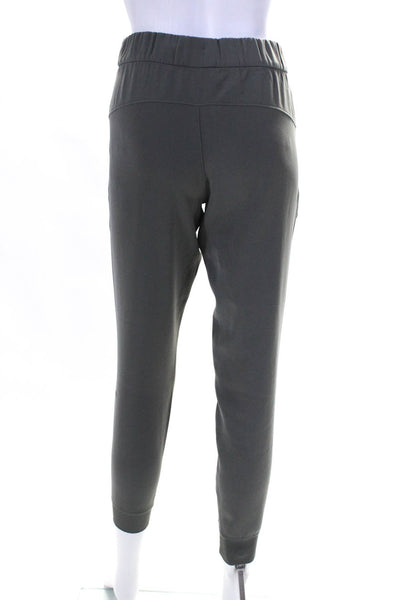 Lululemon Womens Drawstring Tapered Ruched Tied Jogger Pants Gray Size S