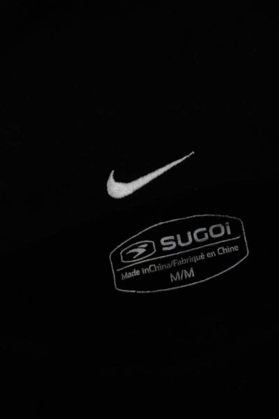 Nike Sugoi Womens Long Sleeve Round Neck Pullover Tops Black Size M L Lot 2