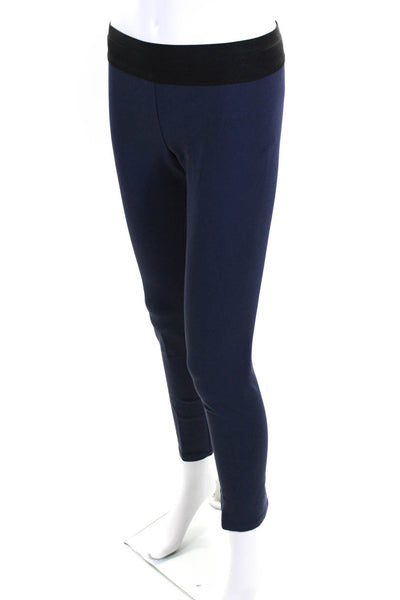 BCBG Max Azria Womens Mason High Waist Leggings Pants Navy Blue Size Medium