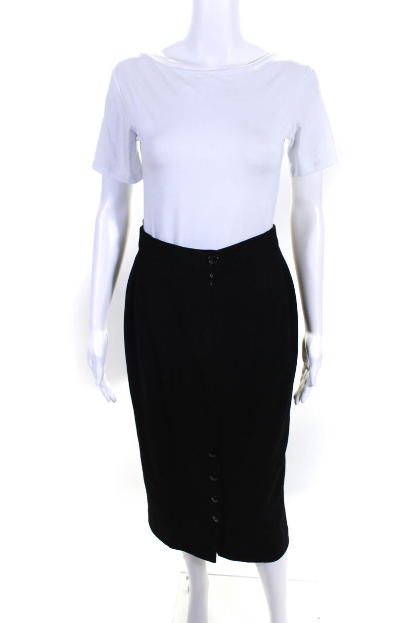 Escada black deals pencil skirt