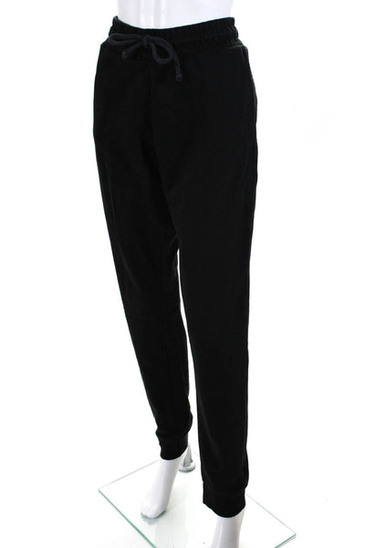 Noize Womens Mid Rise Drawstring Flare Sweatpants Black Size Medium