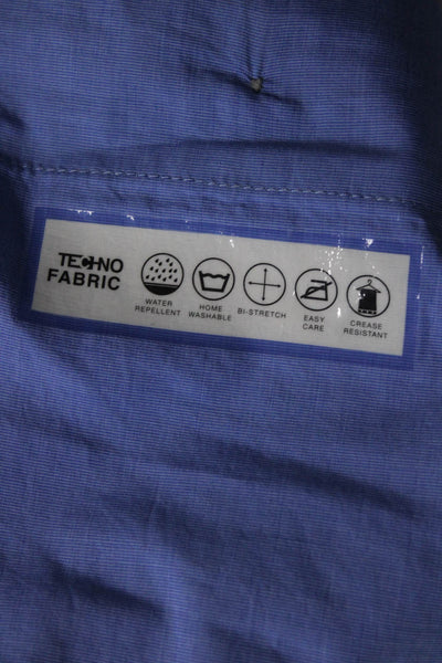 Incotex Men's Techno Fabric Modern Fit Pleated Dress Pants Gray Size 36