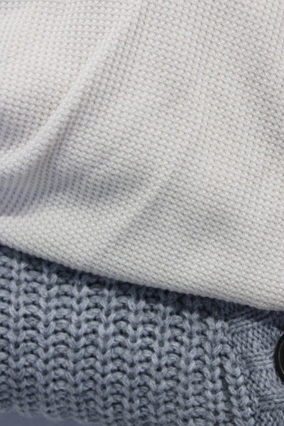 Zara Knit Splendid Women's V-Neck Button Down Sweater Gray Size S XS, Lot 2