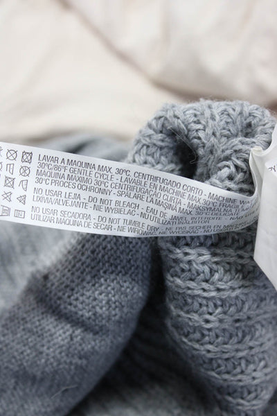 Zara Knit Splendid Women's V-Neck Button Down Sweater Gray Size S XS, Lot 2