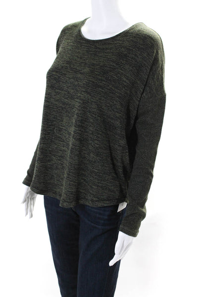 Rag & Bone Jean Womens Long Sleeve Scoop Neck Lightweight Shirt Green Size Small