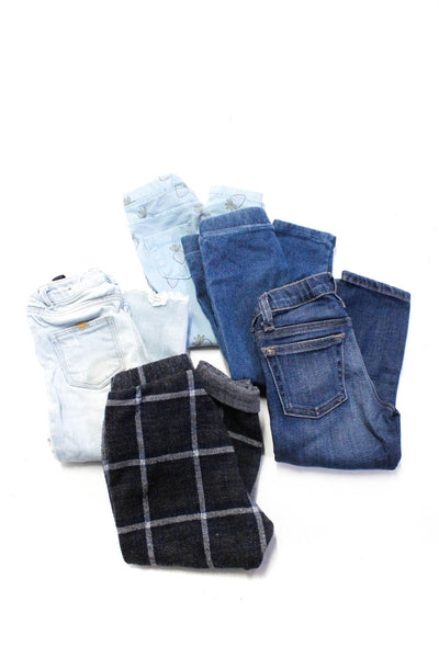 Crewcuts DL1961 Zara Girls Leggings Pants Jeans Blue Gray Size 24M 2/3 Lot 5