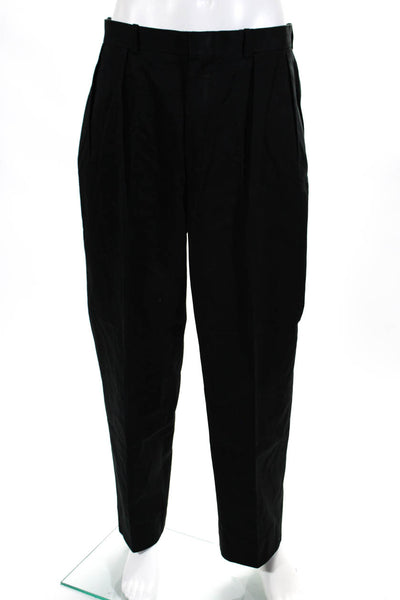 Polo Ralph Lauren Mens Pleated Hook + Bar Closure Dress Pants Navy Size 36