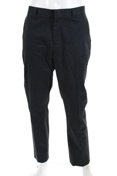 Frank & Oak Mens The Taylor Tailored Slim Fit Pants Gray Cotton Size 36X34