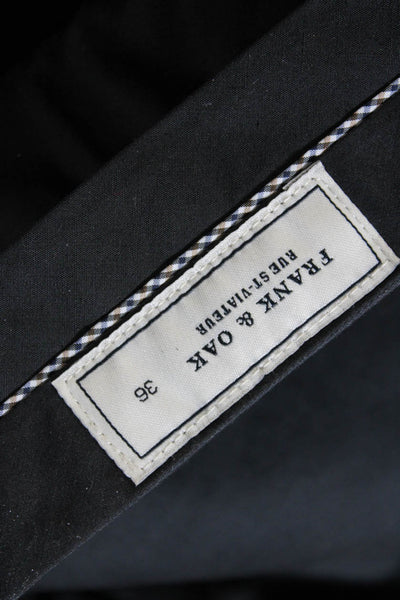 Frank & Oak Mens The Taylor Tailored Slim Fit Pants Gray Cotton Size 36X34