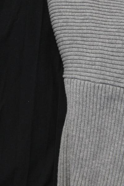 Club Monaco Men's Crewneck Long Sleeves Ribbed Sweater Gray Size S Lot 2