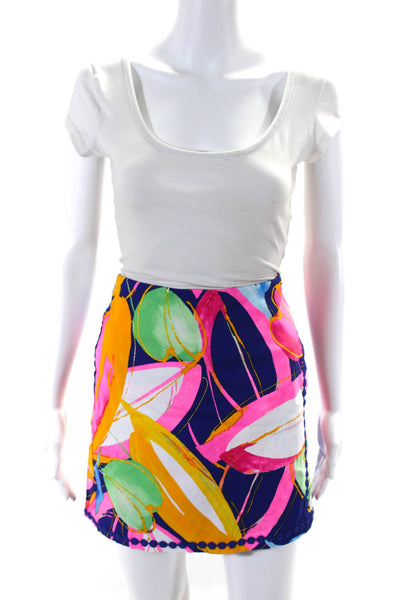 Crown & Ivy Women's Multicolor Faux Wrap Skort Size 14