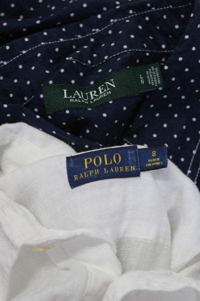 Lauren Ralph Lauren Polo Ralph Lauren Mens Buttoned Tops Blue Size L 8 Lot 2