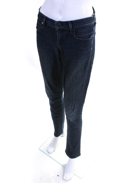 Citizens of Humanity Womens Cotton Dark Wash Straight Jeans Blue Size EUR26