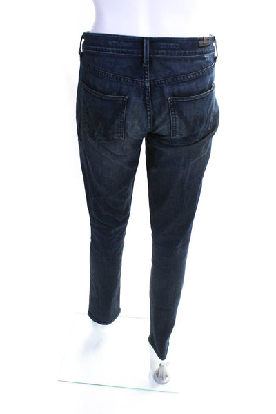 Citizens of Humanity Womens Cotton Dark Wash Straight Jeans Blue Size EUR26