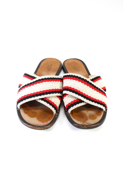 Rag & Bone Women's Open Toe Slip-On Flat Sandals Multicolor Size 8.5