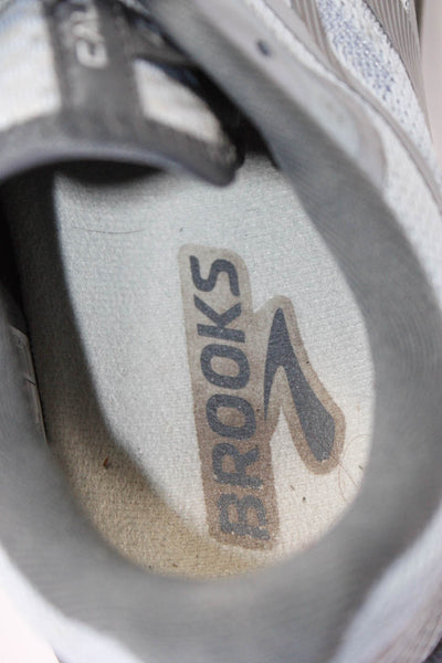 Brooks Men's Round Toe Lace Up Rubber Sole Sneaker Blue Size 8.5