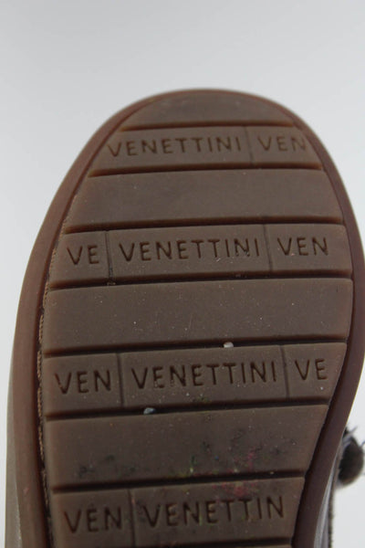 Venettini Boys Leather Almond Toe Melvin Moccasins Shoes Gray Size 10US 27EU