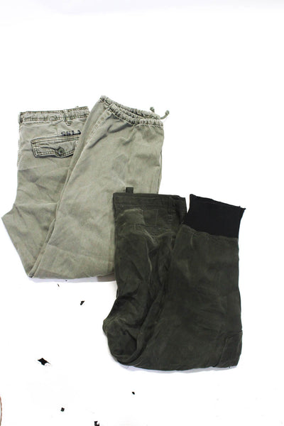 Calvin Rucker Sanctuary Womens Cropped Cargo Jogger Pants Green Size M 28 Lot 2