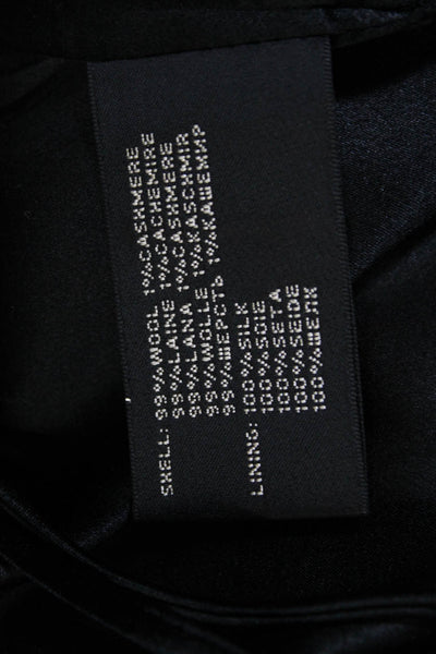 Ralph Lauren Black Label Women's Houndstooth Print Pencil Skirt Black Size 2