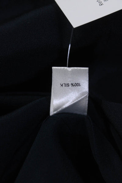 Cushnie Et Ochs Women's Silk Halter Neck Sheath Dress Navy Size 4