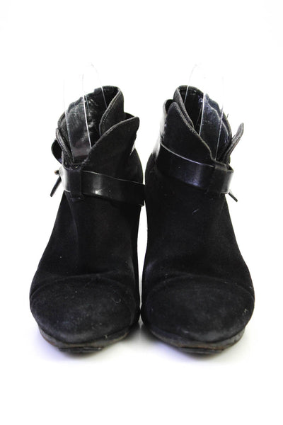 Rag & Bone Women's High Block Heel Ankle Boots Black Size 38