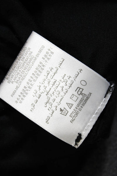 BCBGMAXAZRIA Womens Jersey Knit Cut Out Short Sleeve Blouson Dress Black Size M